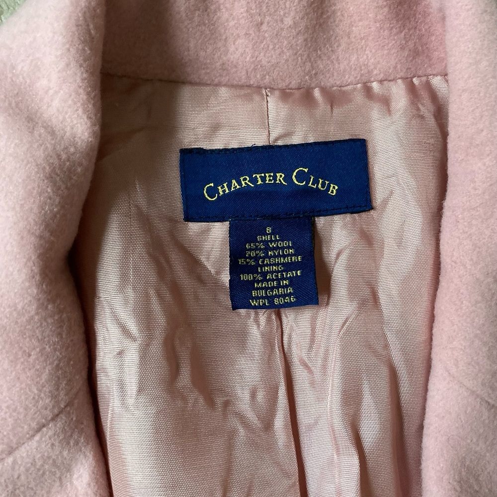 Pink Wool Blazer - Picture 7 of 8